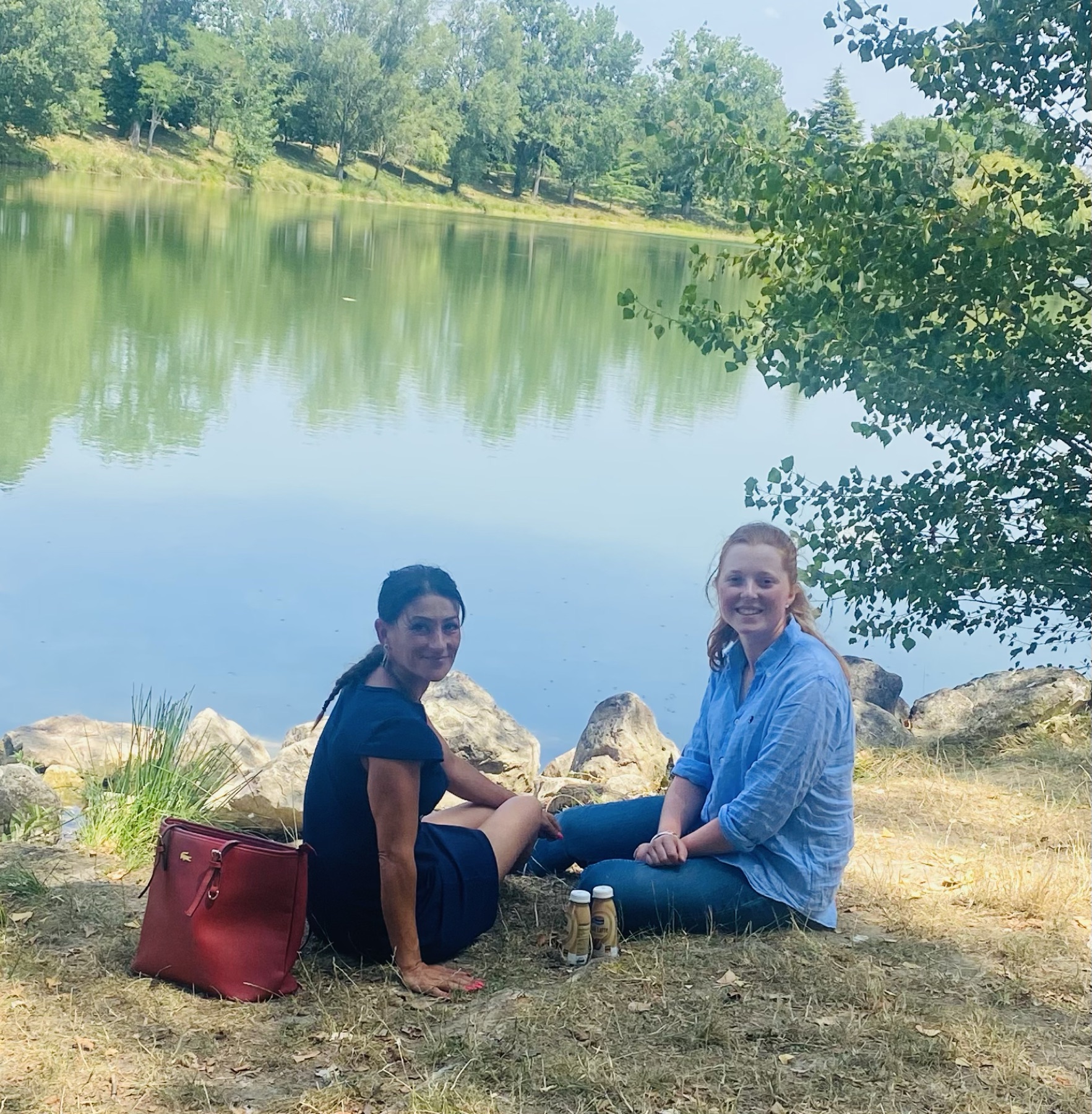 By a calm lake outside Stockholm